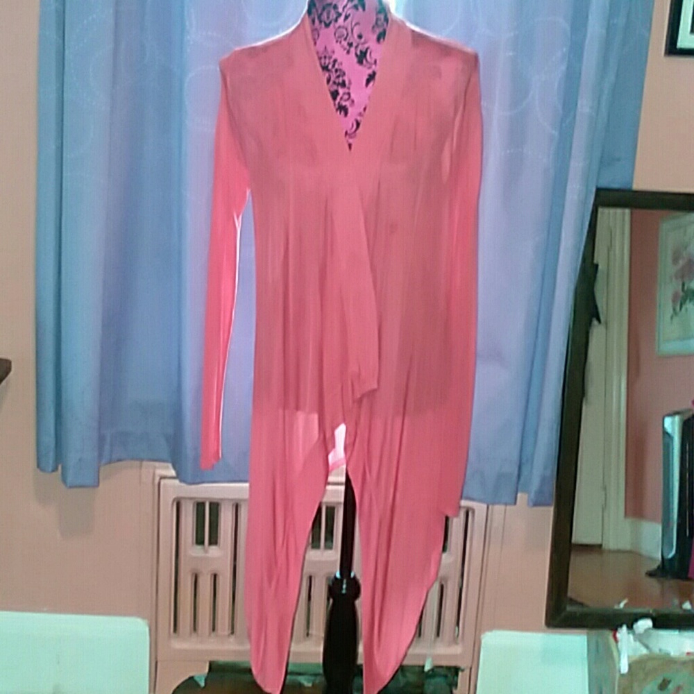 Pretty Coral Cardigan